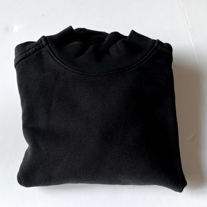 COPY - Everlane The Track Cropped Sweater. Black Size XS